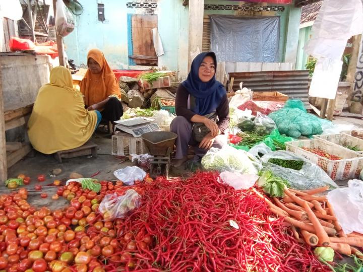 Menjelang Hari Raya Idul Fitri, Harga Bahan Pokok Di Bandarlampung Masih Stabil